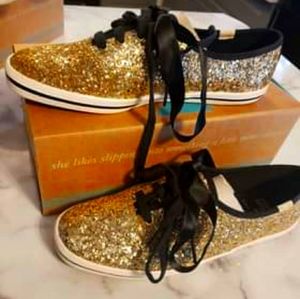 NEW Kate ♠️ Spade gold glitter shows
